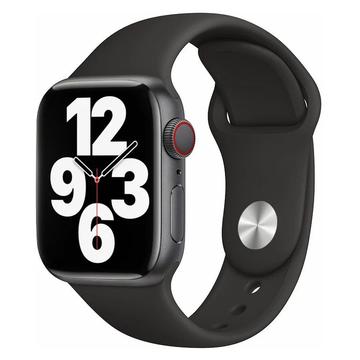 Apple Watch Series Ultra 2/Ultra/9/8/SE (2022)/7/SE/6/5/4/3/2/1 Lippa Silikoniranneke - 49mm/45mm/44mm/42mm - Musta