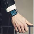 Apple Watch Series Ultra 2/Ultra/10/9/8/SE (2022)/7/SE/6/5/4 Tech-Protect LinkBand -ranneke - 49mm/46mm/45mm/44mm/42mm - Musta