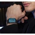 Apple Watch Series Ultra 2/Ultra/10/9/8/SE (2022)/7/SE/6/5/4 Tech-Protect LinkBand -ranneke - 49mm/46mm/45mm/44mm/42mm - Musta