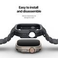 Apple Watch Ultra/Ultra 2 Dux Ducis OA One-piece hihna kotelolla - 49mm - Musta