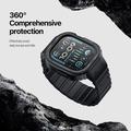 Apple Watch Ultra/Ultra 2 Dux Ducis OA One-piece hihna kotelolla - 49mm - Musta