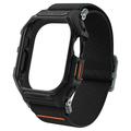 Apple Watch Ultra/Ultra 2 Spigen Lite Fit Pro -ranneke kotelolla - 49mm - musta