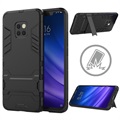 Armor Sarja Huawei Mate 20 Pro Hybridikotelo Jalustalla - Musta