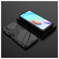 Armor Series Xiaomi Redmi 10/10 Prime Hybridikotelo Jalustalla - Musta