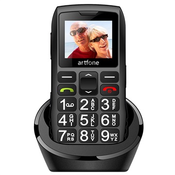 Artfone C1+ Seniori Puhelin SOS:illa - Dual SIM