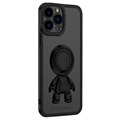 Astronaut Sarja iPhone 13 Pro Max TPU-Kotelo - Musta