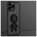 Astronaut Sarja iPhone 13 Pro Max TPU-Kotelo - Musta
