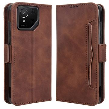 Asus ROG Phone 9 -kortinhaltijan lompakkokotelo - ruskea
