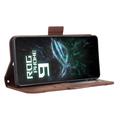 Asus ROG Phone 9 -kortinhaltijan lompakkokotelo - ruskea