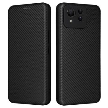 Asus Zenfone 11 Ultra Läppäkotelo - Hiilikuitu - Musta