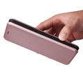 Asus Zenfone 11 Ultra Läppäkotelo - Hiilikuitu - Ruusukulta