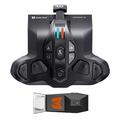 BIGBIG WON ARMOR-X Pro Nintendo Switch / Xbox / PC Gaming Gamepad 2.4G langaton takapainike - musta