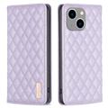 Binfen Color BF Style-16 iPhone 14 Plus Lompakkokotelo - Violetti