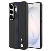 Samsung Galaxy S26 Ultra BMW M Perforated Stripes and Metal Logo -magneettikotelo - sininen / musta
