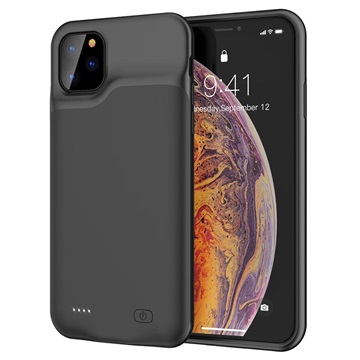 iPhone 11 Pro Vara-akkukuori - 5200mAh - Musta
