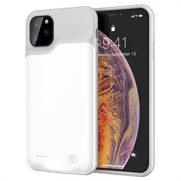 iPhone 11 Pro Vara-akkukuori - 5200mAh - Valkoinen / Harmaa