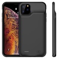 iPhone 11 Pro Max Vara-akkukuori - 6500mAh - Musta