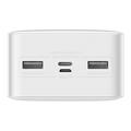 Baseus Bipow digitaalinen näyttö 15W Power Bank 30000mAh - Valkoinen väri
