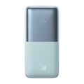 Baseus Bipow Pro Digital Display pikalataus Power Bank 10000mAh/20W - 2xUSB, USB-C - sininen - sininen