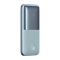Baseus Bipow Pro Digital Display pikalataus Power Bank 10000mAh/20W - 2xUSB, USB-C - sininen - sininen