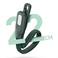 Baseus Bracelt USB Tyyppin-C Kaapeli CATFH-06B - 22cm, 5A - Tumman Vihreä