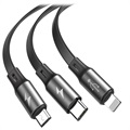 Baseus 3-in-1 USB Kelakaapeli - 1.2m