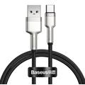 Baseus Cafule Metal Series USB-A ja USB-C kaapeli - 66W, 1m