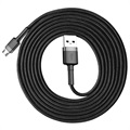 Baseus Cafule MicroUSB Kaapeli CAMKLF-CG1 - 2m - Harmaa / Musta