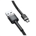 Baseus Cafule MicroUSB Kaapeli CAMKLF-CG1 - 2m - Harmaa / Musta