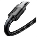 Baseus Cafule MicroUSB Kaapeli CAMKLF-CG1 - 2m - Harmaa / Musta