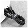 Baseus Cafule MicroUSB Kaapeli CAMKLF-CG1 - 2m - Harmaa / Musta