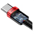 Baseus Cafule USB-C Kaapeli - 2m - Punainen / Musta
