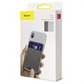 Baseus Card Pocket Universal Stick-On Card Holder - Dark Grey