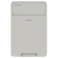 Baseus Card Pocket Universal Stick-On Card Holder (Avoin pakkaus - Tyydyttävä) - Light Grey