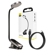 Baseus Comfort Reading Mini Clip Lamppu DGRAD-0G - tummanharmaa