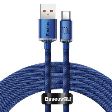 Baseus Crystal Shine USB-A / USB-C-kaapeli - 2m, 100W