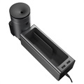 Baseus Deluxe Metal Auton Järjestelijä USB-Laturilla CRCWH-A01 - Musta