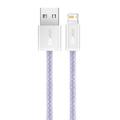 Baseus Dynamic 2 USB / Lightning -kaapeli - 1m, 2.4A - Violetti