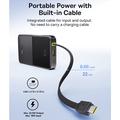 Baseus EnerFill Bipow2 Pro 10000mAh -varavirtalähde USB-C-kaapelilla
