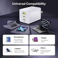 Baseus EnerFill FE11 100W 3-porttinen pikalaturi - EU-pistoke