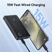 Baseus EnerFill FP11 10000 mAh -varavirtalähde - 15W, USB-C, USB-A, PD-tuki - musta