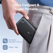Baseus EnerFill FP11 10000 mAh -varavirtalähde - 15W, USB-C, USB-A, PD-tuki - musta