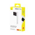 Baseus EnerFill FP41 30000mAh Powerbank - 22.5W - Valkoinen