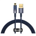 Baseus Explorer Punottu Lightning-Kaapeli - 1m - Sininen