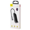 Baseus GN39F Multifunktionaalinen USB-C Keskitin - Tummanharmaa