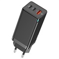 Baseus GaN Nopea Seinälaturi CCGAN-H01 - 65W - Musta