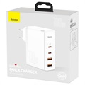 Baseus GaN2 Pro 2xUSB & 2xUSB-C Pikalaturi - 100W - Valkoinen