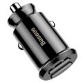 Baseus Grain Mini Smart Dual USB Autolaturi - 3.1A - Musta