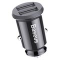 Baseus Grain Mini Smart Dual USB Autolaturi - 3.1A - Musta