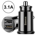 Baseus Grain Mini Smart Dual USB Autolaturi - 3.1A